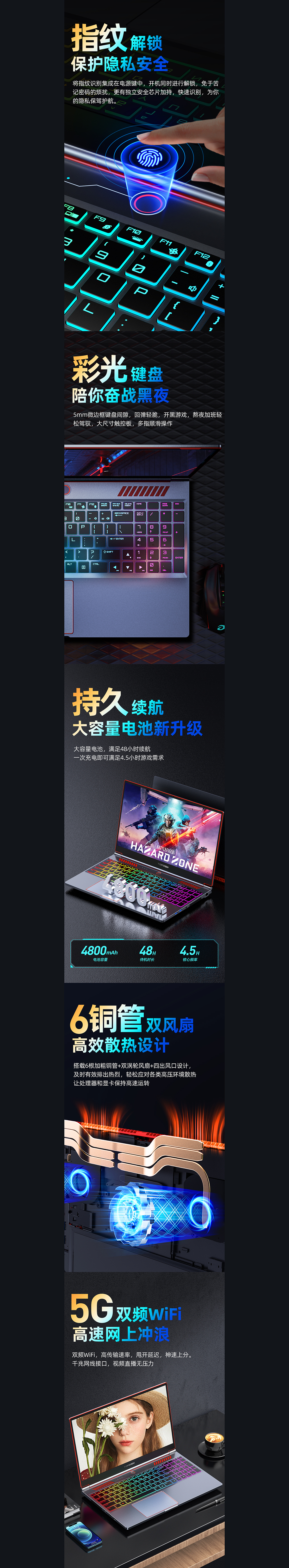 i9游戏笔记本电脑详情视觉