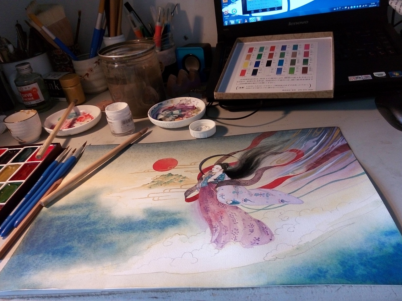 【瀛洲】|插画|创作习作|栗子与熊_原创作品-站酷zcool