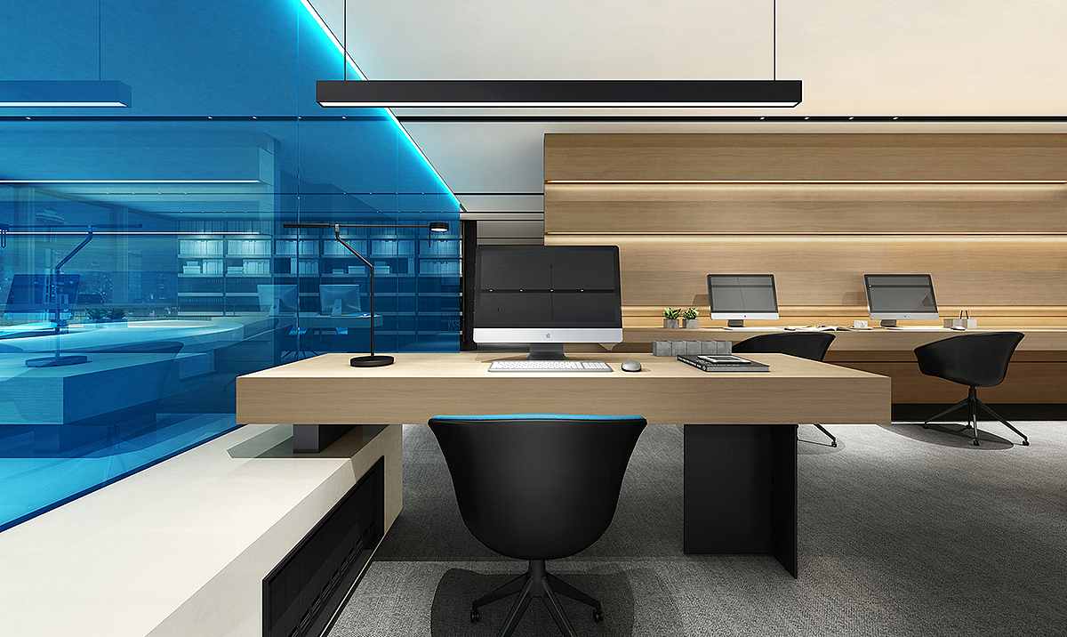 保利国际中心office空间三维作品-3ds max+v-ray（图ZMTUwMDgxMTU2） - 建筑/空间 - 站酷设计师迷人少爷原创素材 - 站酷ZCOOL