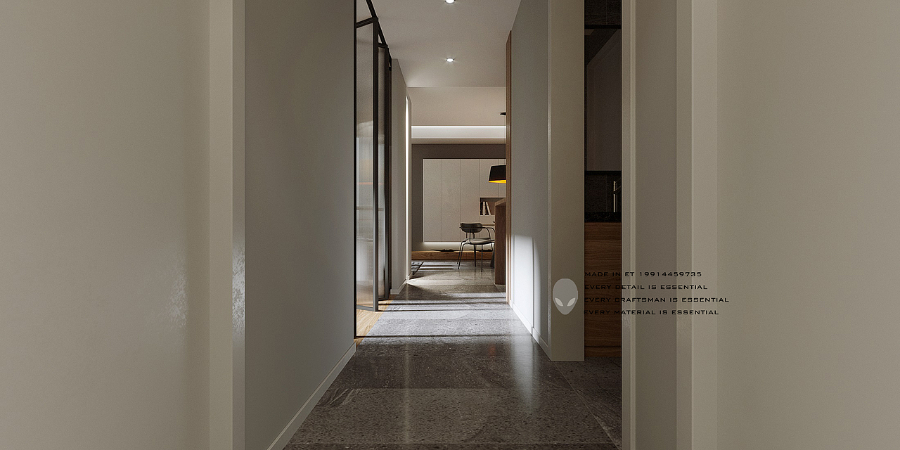 设计及效果图表现--打造通透的小三房