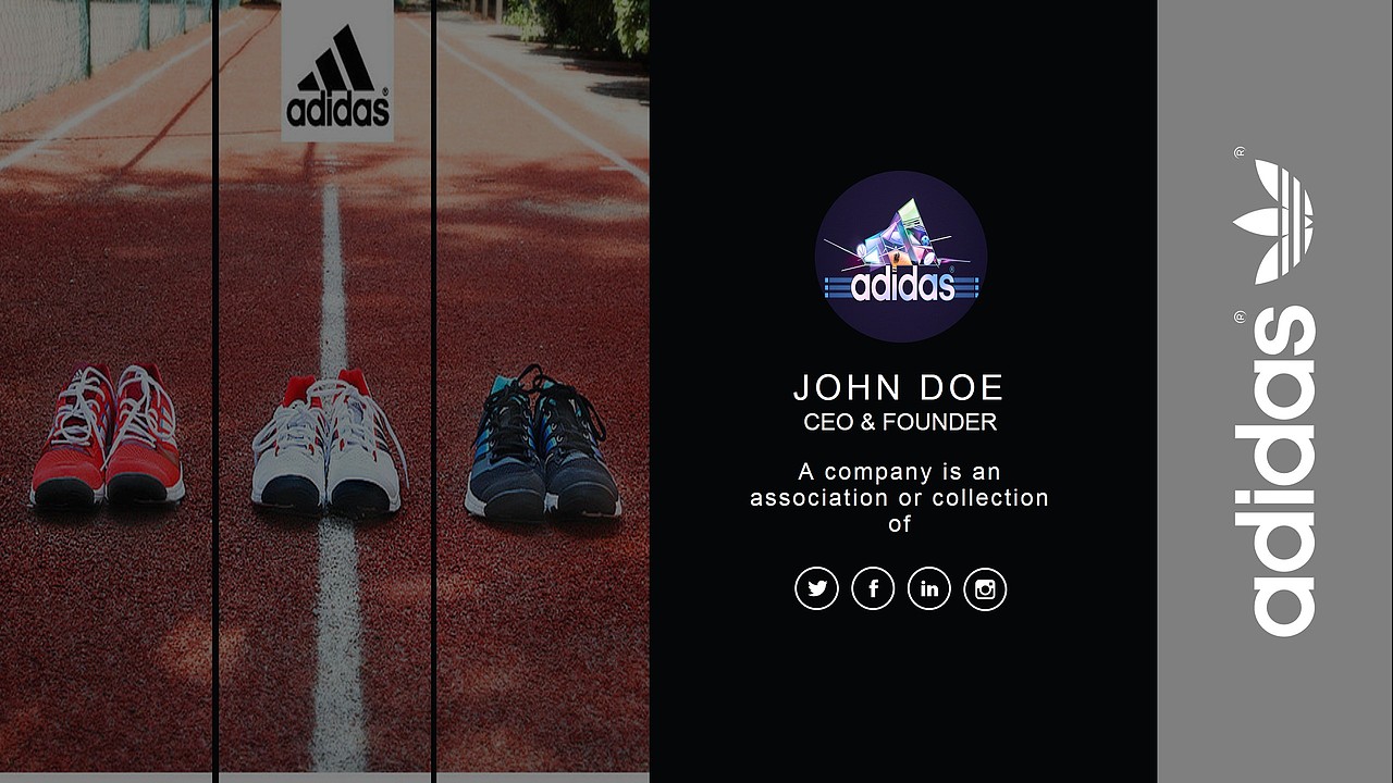 adidas阿迪达斯时尚运动品牌营销策划PPT模板（图ZNzgzNDAzNDg=） - PPT/Keynote - 站酷设计师MASEFAT工作室原创素材 - 站酷ZCOOL