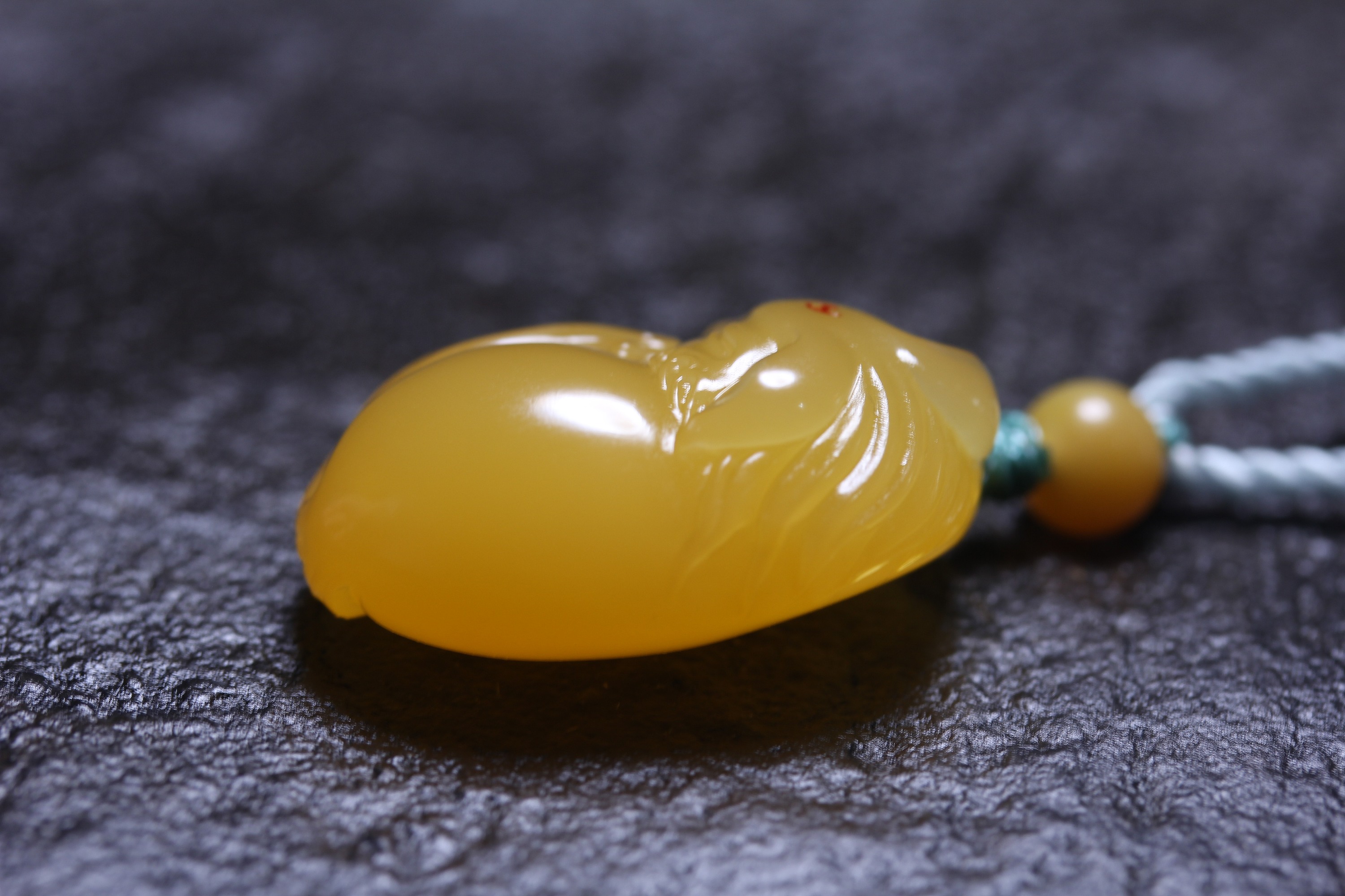 玉石手工雕刻黄蜡石三生三世枕上书 凤九 神兽九尾狐