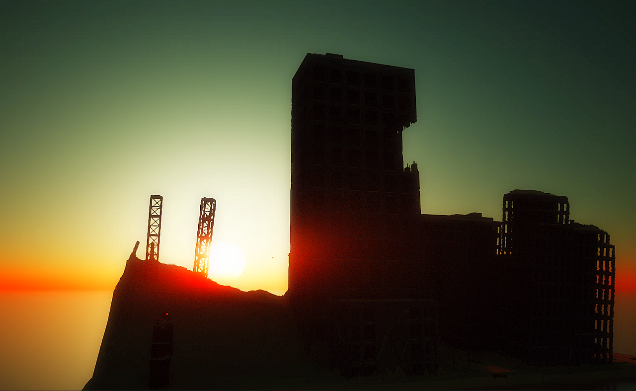 MagicaVoxel-尼尔机械纪元沙漠废墟