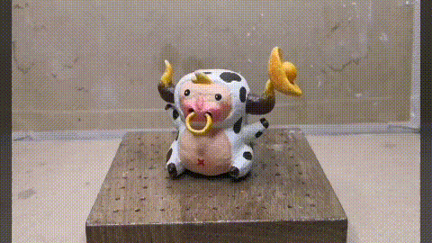 粘土创作小牛牛