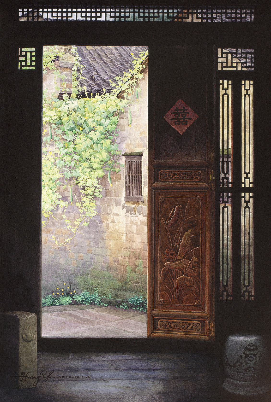 56张网上极少出现的北京胡同系列水彩作品集合(图ZMTAyMjA0Mjk2) - 绘画 - 站酷设计师黄有维水彩原创素材 - 站酷ZCOOL