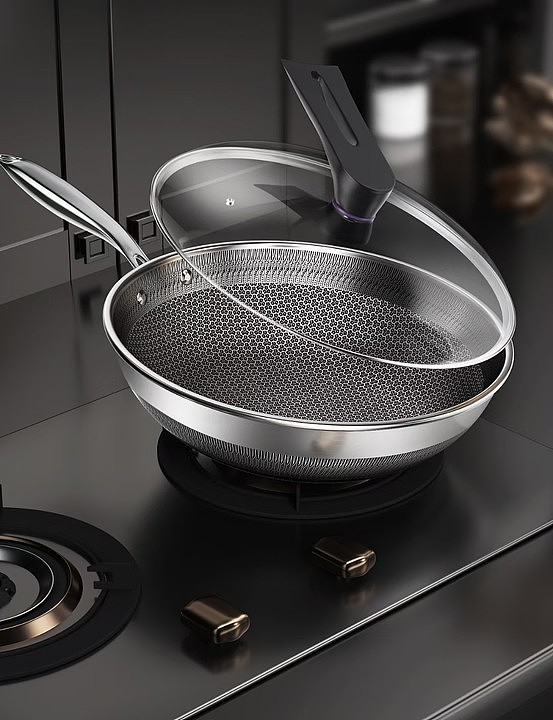 不锈钢厨具渲染