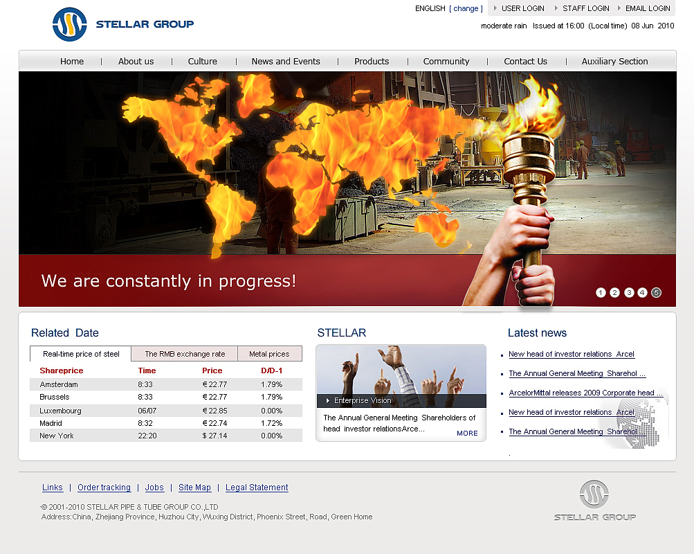 08年那会的企业英文建站