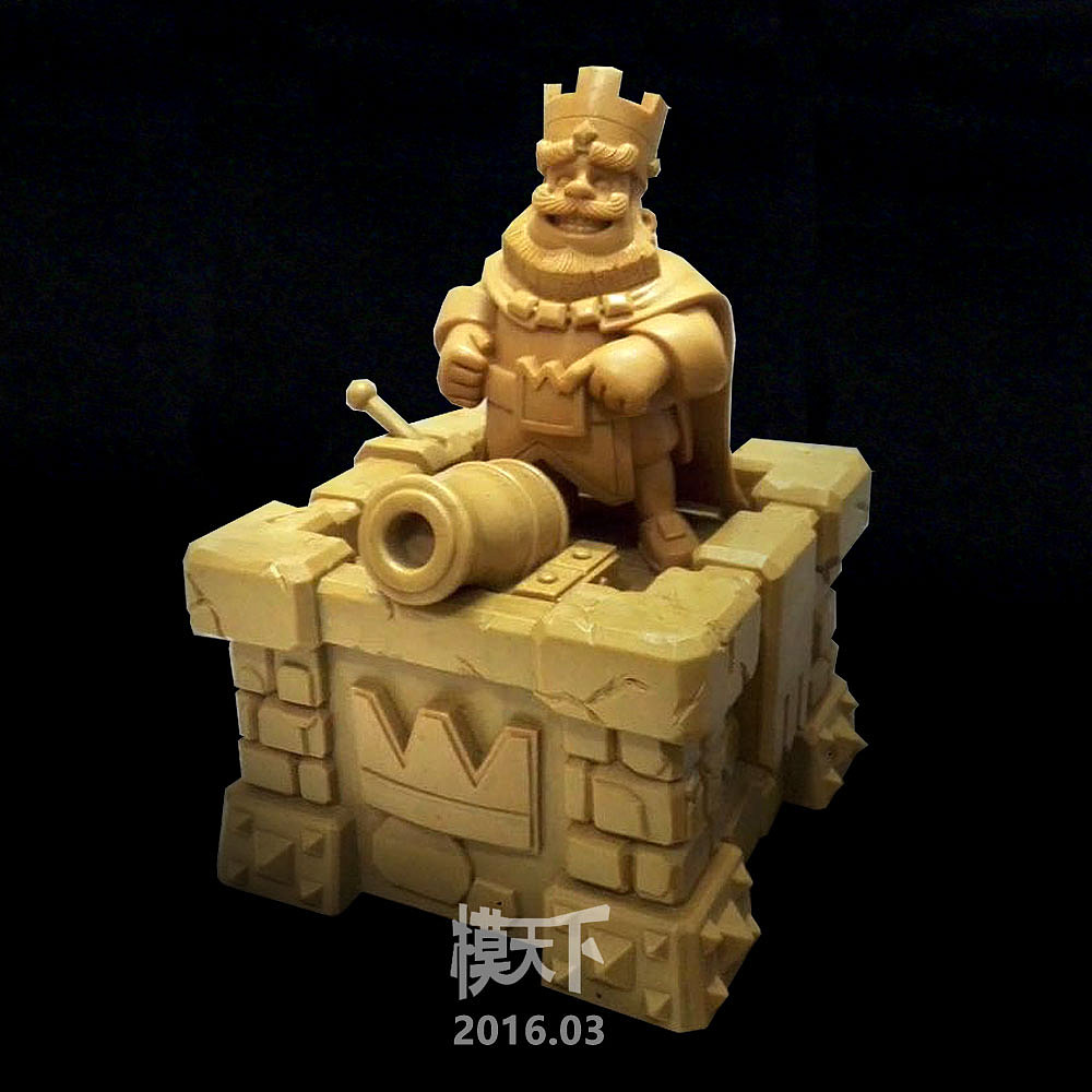 皇室战争国王城堡储蓄罐模型周边手办