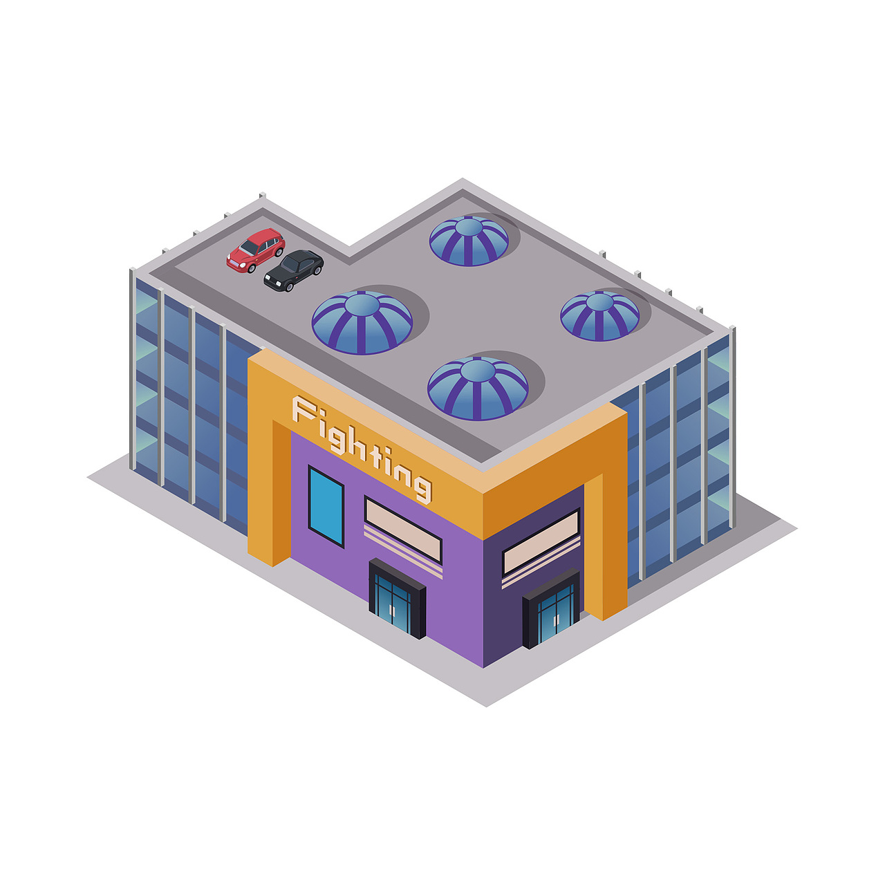 2.5D 金融卡通小游戏界面（图ZMjI4MTY4MzMy） - 商业插画 - 站酷设计师Mmny原创素材 - 站酷ZCOOL