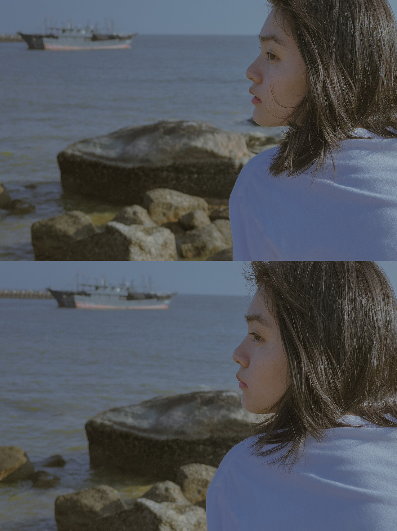 我们的眼睛是可以装下大海的