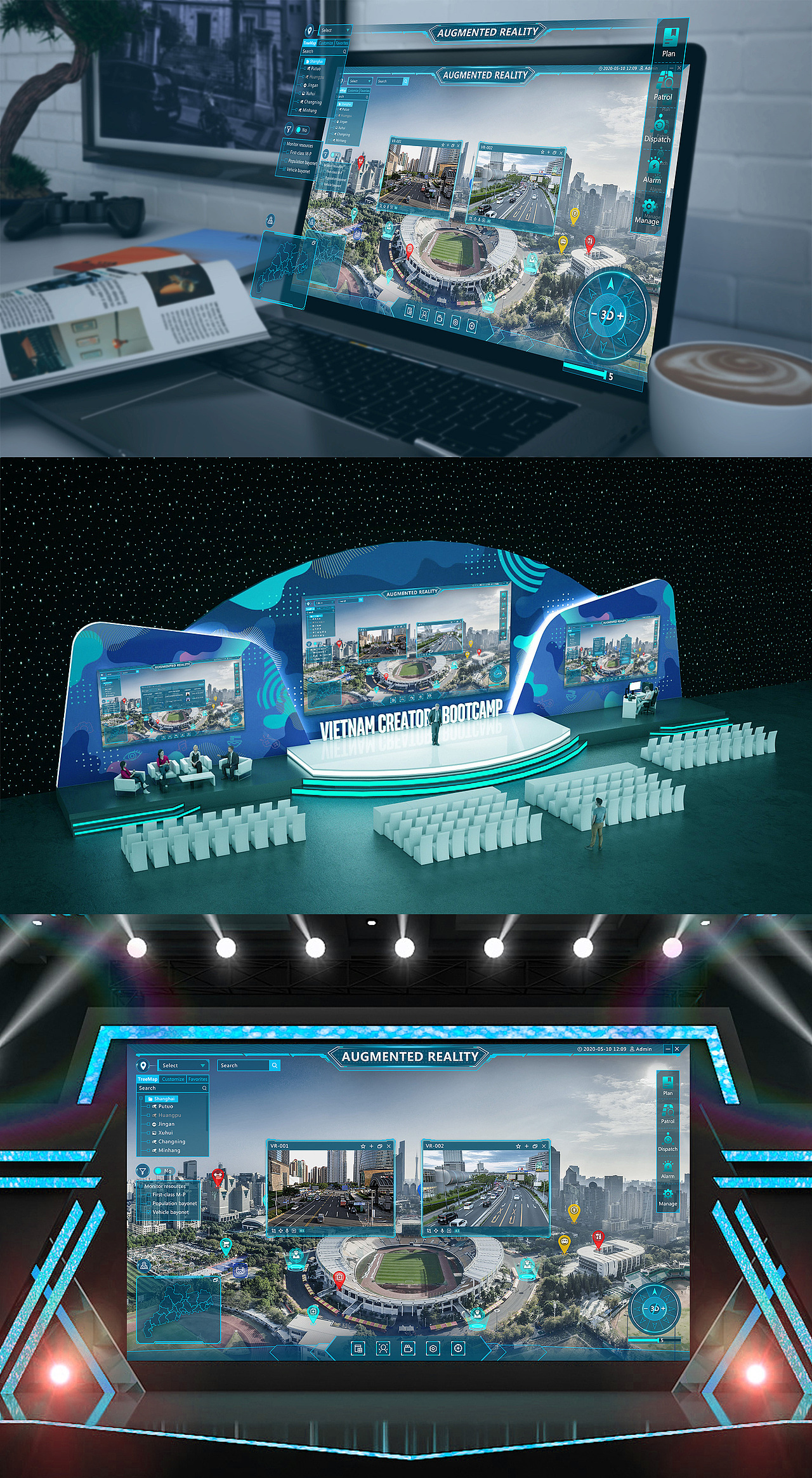 AR/VR可视化系统设计（图ZMjE2MTc2MDQw） - 软件界面 - 站酷设计师浮生_若茶原创素材 - 站酷ZCOOL