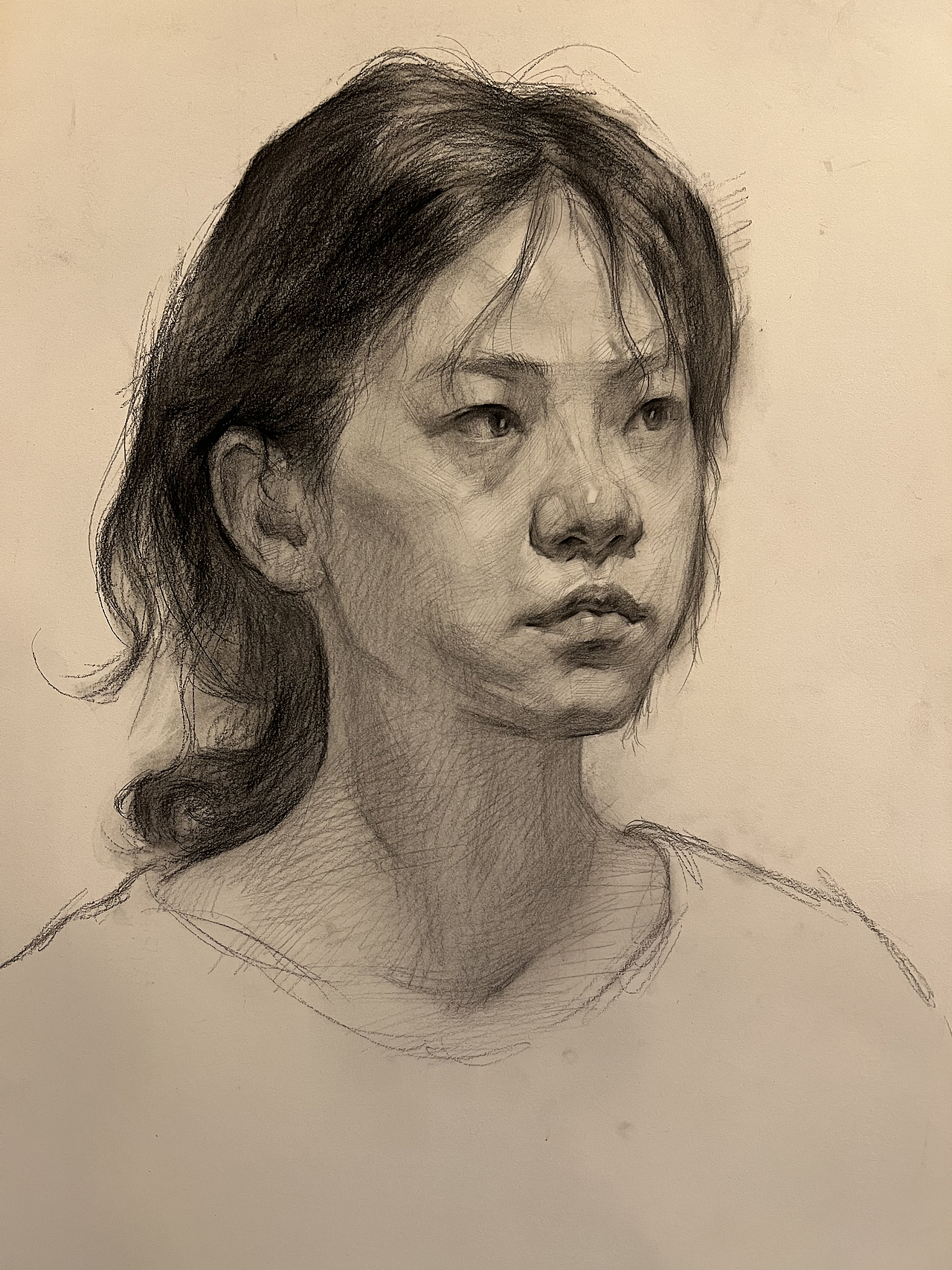 素描肖像赏析｜作者：柳康（图ZMjgxNzg5MTc2） - 绘画 - 站酷设计师衍升画室原创素材 - 站酷ZCOOL