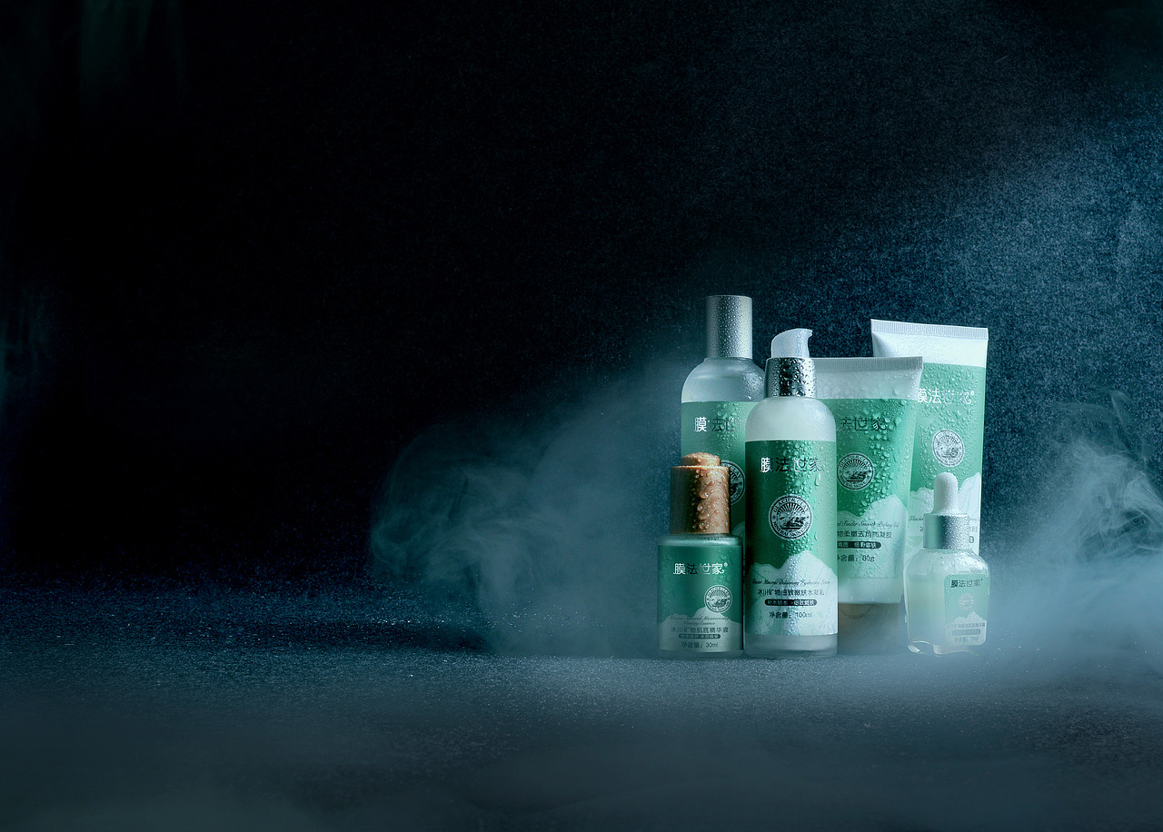 膜法世家12-蓝色调冰川系列（图ZMTAwNDg4Mzky） - 产品摄影 - 站酷设计师cathy_lty吱吱原创素材 - 站酷ZCOOL