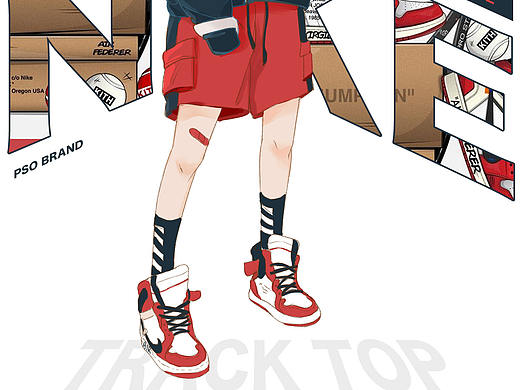 AJ X OFF WHITE 联名穿搭