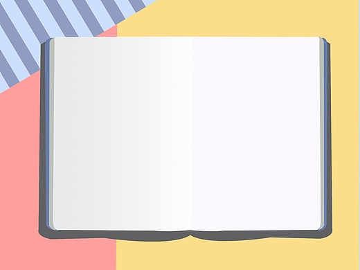 夏日马卡龙粉色日记本背景图案