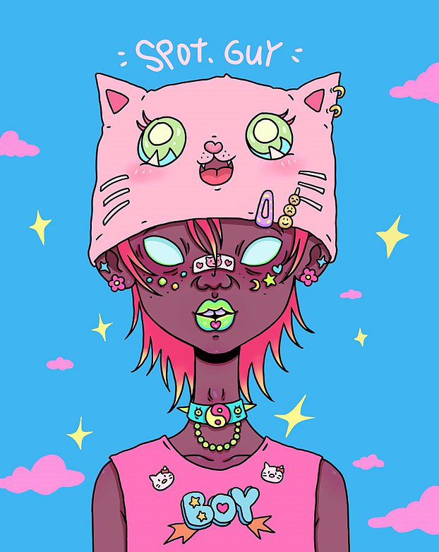 分享个人原创IP的插画作品（部分）（图ZMzQ3MjUxOTE2） - 艺术插画 - 站酷设计师yokilea原创素材 - 站酷ZCOOL