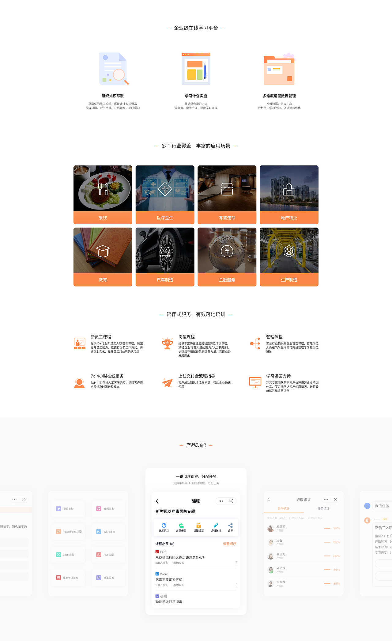 飞学堂-企业培训saas系统