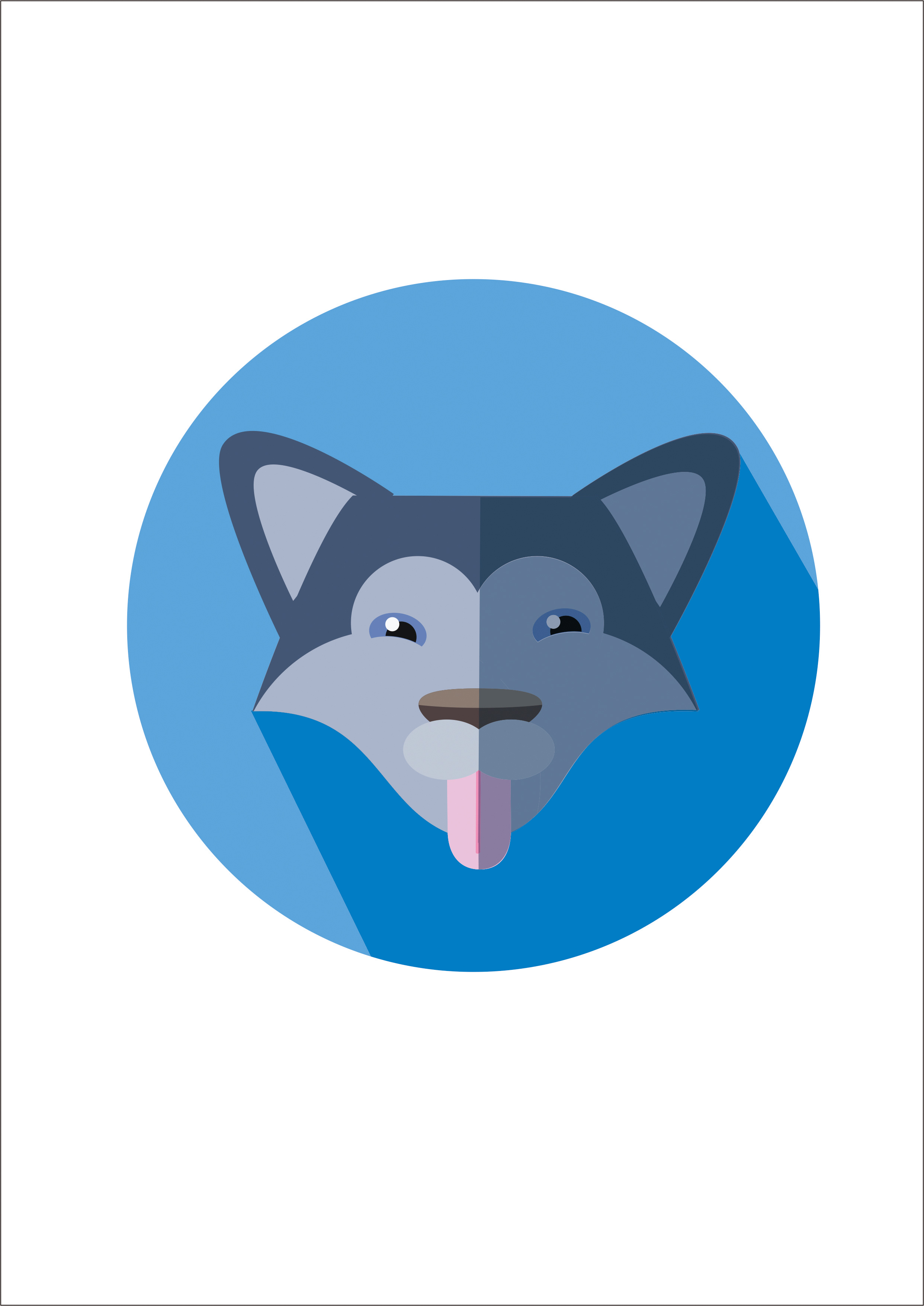 扁平化练习(初学,大神们多多指教,谢谢)|平面|图案|琴爱的 - 原创作品