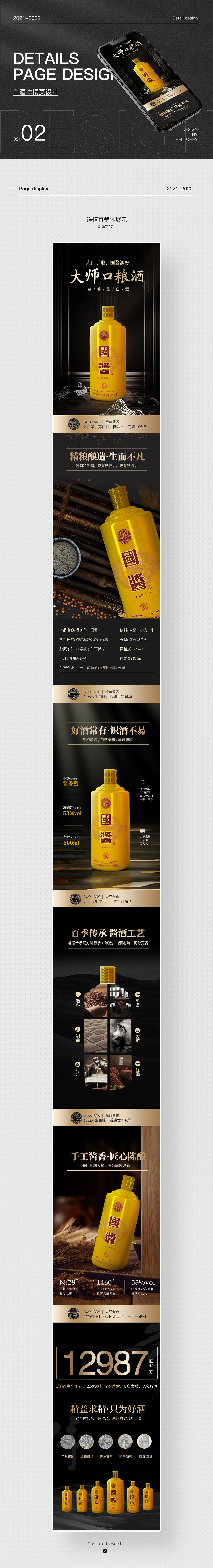 白酒详情页设计×2