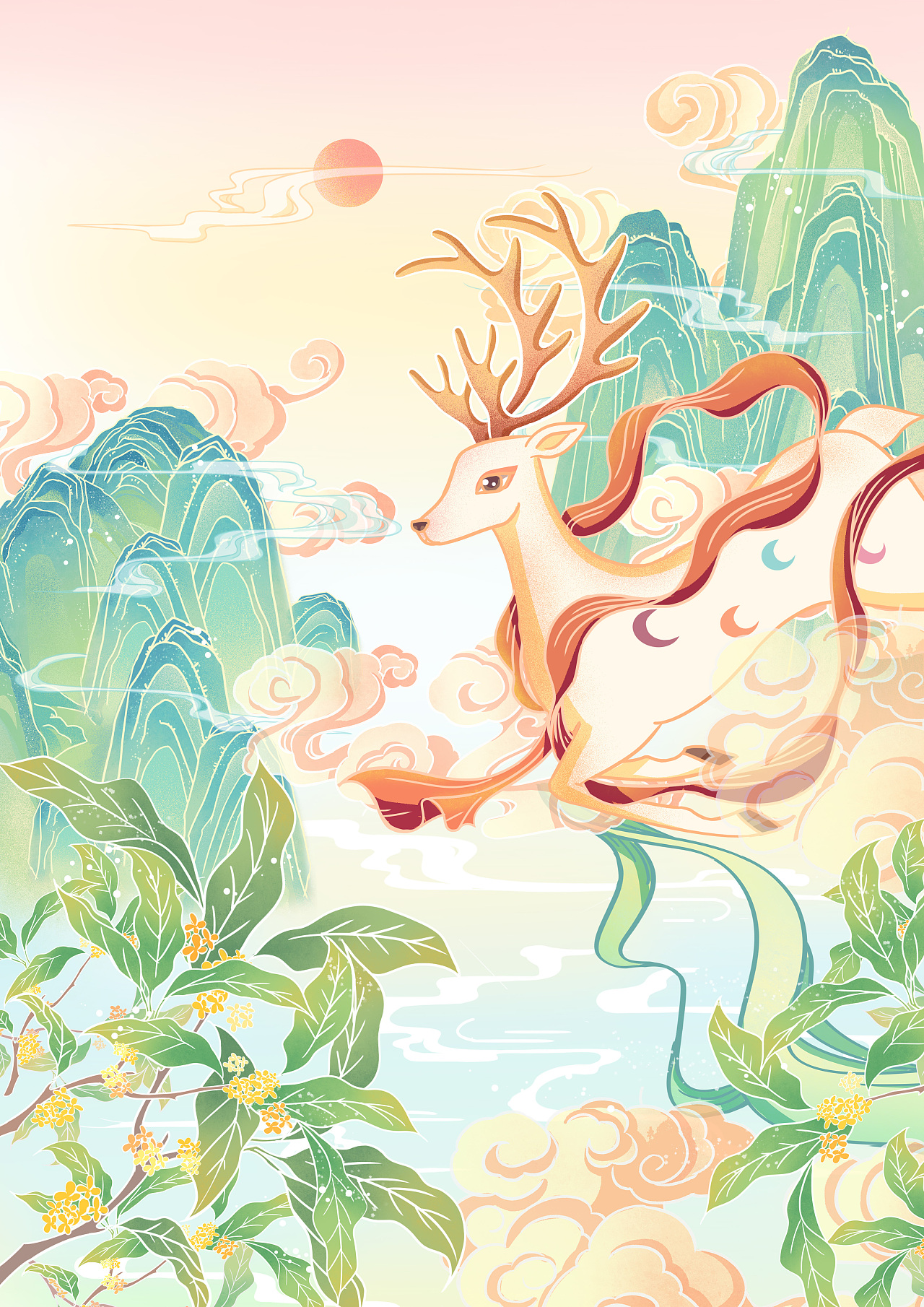 国潮-万物有灵系列|插画|商业插画|独璨 - 原创作品 - 站酷 (zcool)