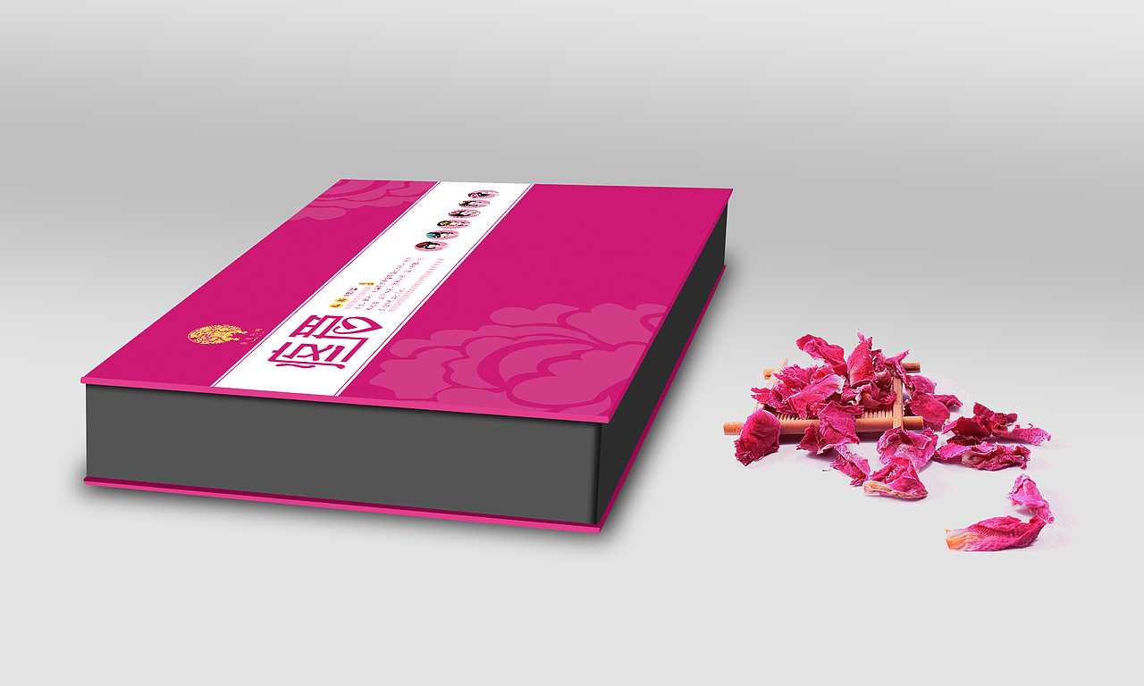 牡丹饮品包装设计（图ZNTkyNTY4MjQ=） - 包装 - 站酷设计师喜欢塞塞的猫原创素材 - 站酷ZCOOL