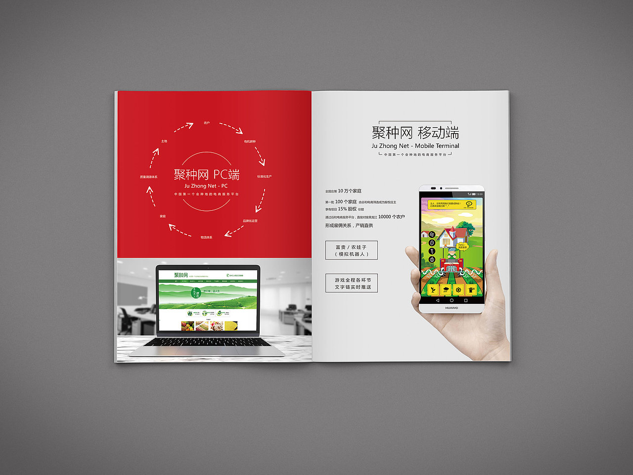 谷和集团企业宣传册/书装/画册/杂志/