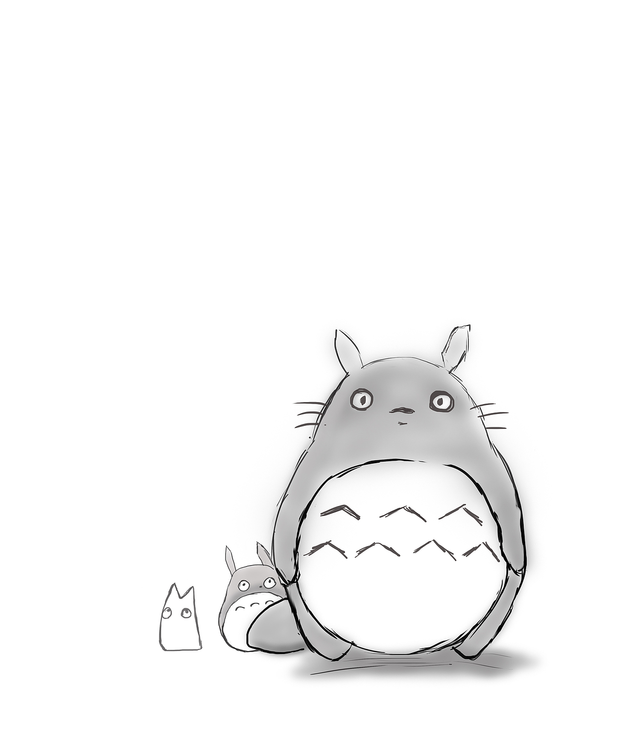 看着小龙猫开心一下