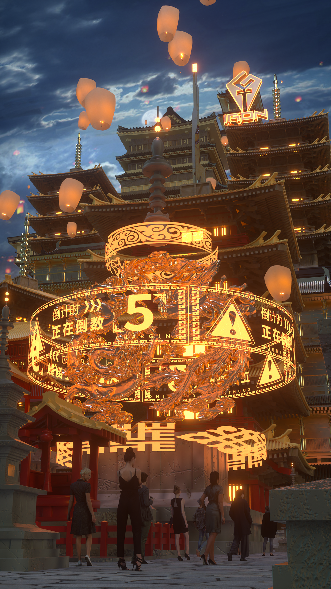 2021年C4D+Octane作品成长记（图ZMjg2NjQzMDc2） - 场景 - 站酷设计师阿QINZHICHENG原创素材 - 站酷ZCOOL