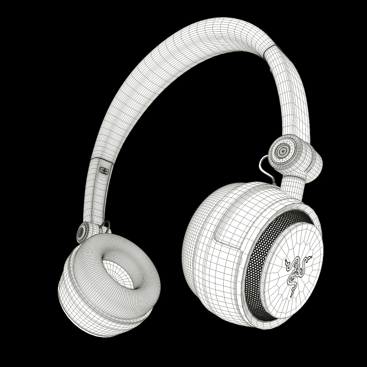 头戴式耳机产品渲染 c4d redshift