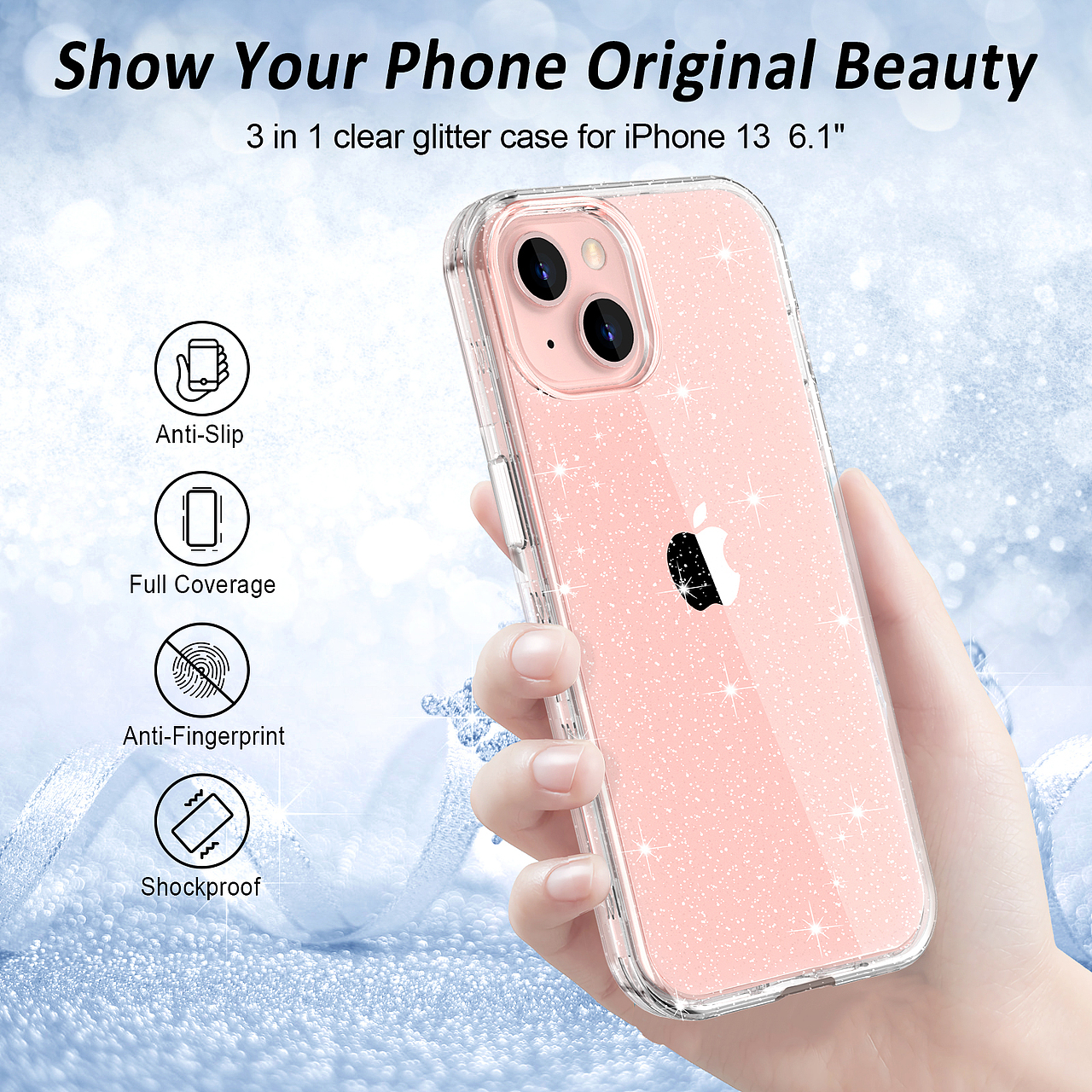 手机壳 透明手机壳 防摔手机壳 iPhone 13 手机壳（图ZMjg4MzUyODQ0） - 生活用品 - 站酷设计师Yum悠美视觉原创素材 - 站酷ZCOOL