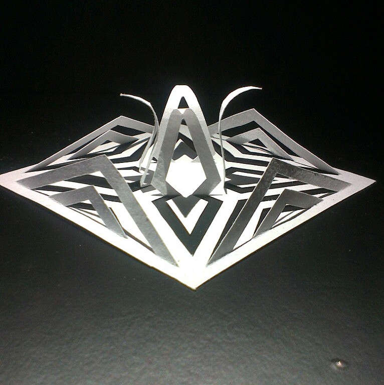 立体构成--剪纸