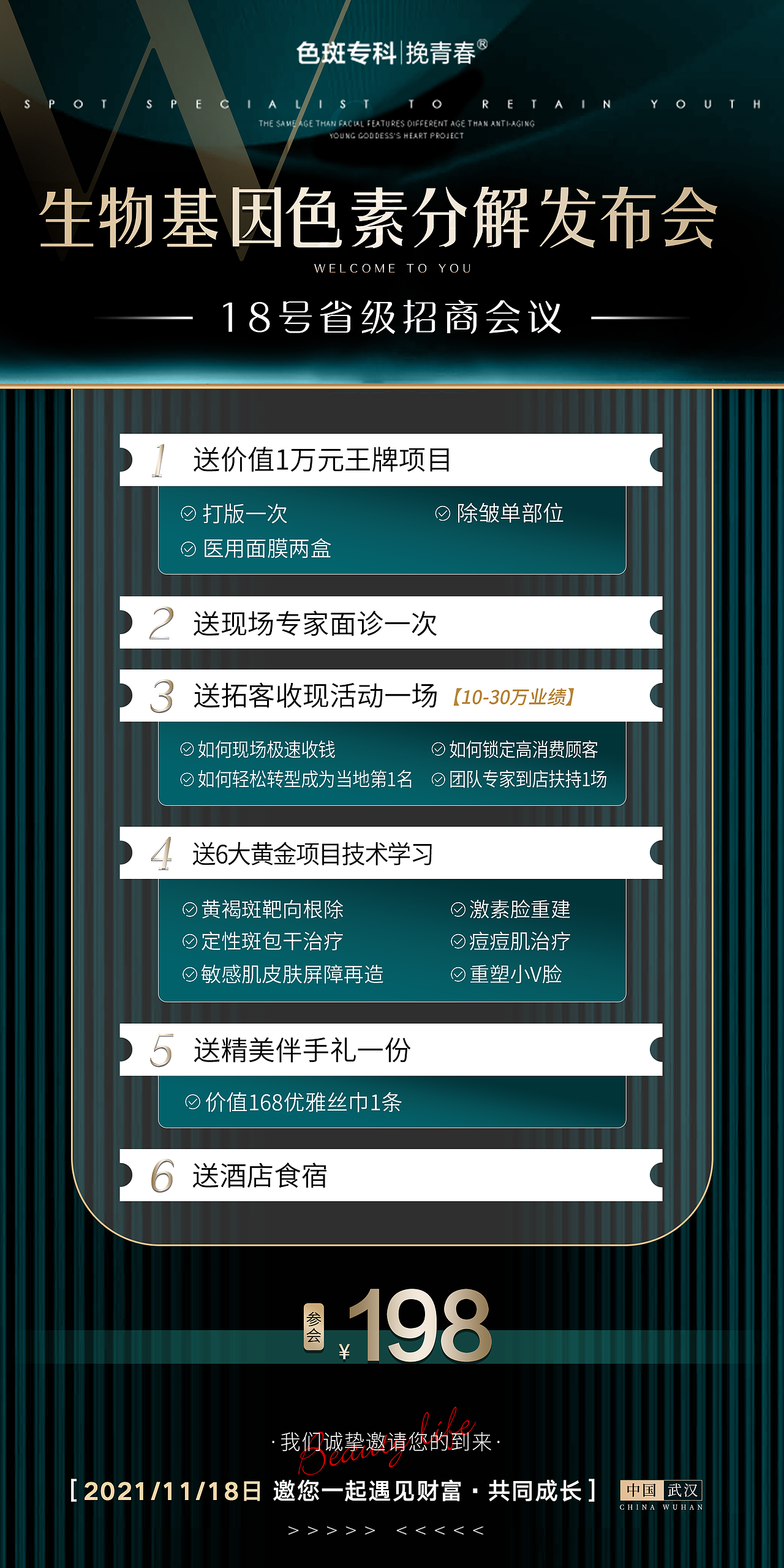 医美整形招商会促销邀请活动项目海报美容朋友圈图