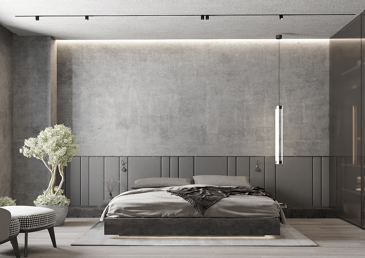 高级灰 水泥色的极致运用（图ZMjQ2NzY3NDIw） - 家装设计 - 站酷设计师小小冰8025原创素材 - 站酷ZCOOL