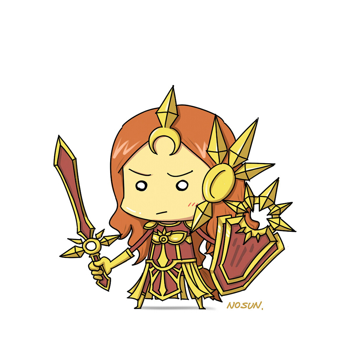 自己的练习作品,q版lol英雄,第一波都是我们可爱的辅助们创作25粉丝