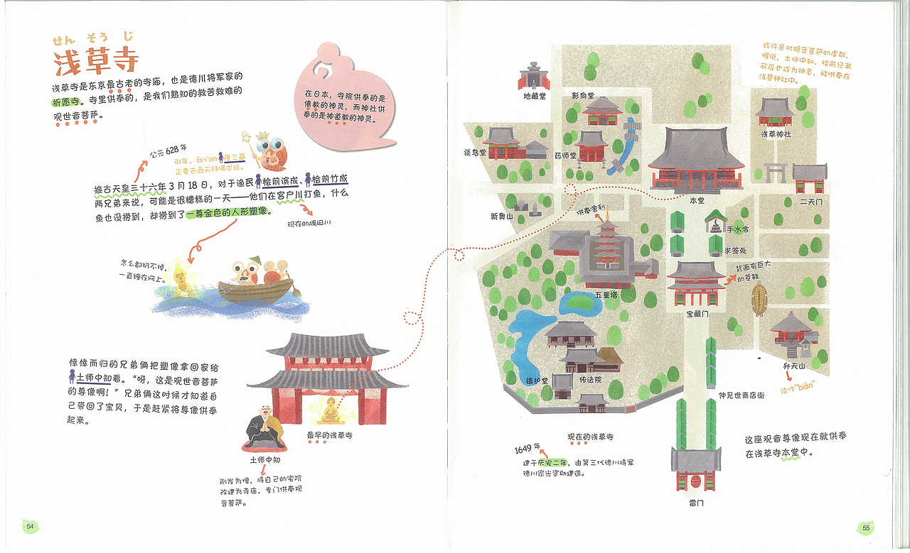 《跟着wolly游世界》东京篇（图ZMTAxNjQ5NTQ0） - 儿童插画 - 站酷设计师顾所长原创素材 - 站酷ZCOOL
