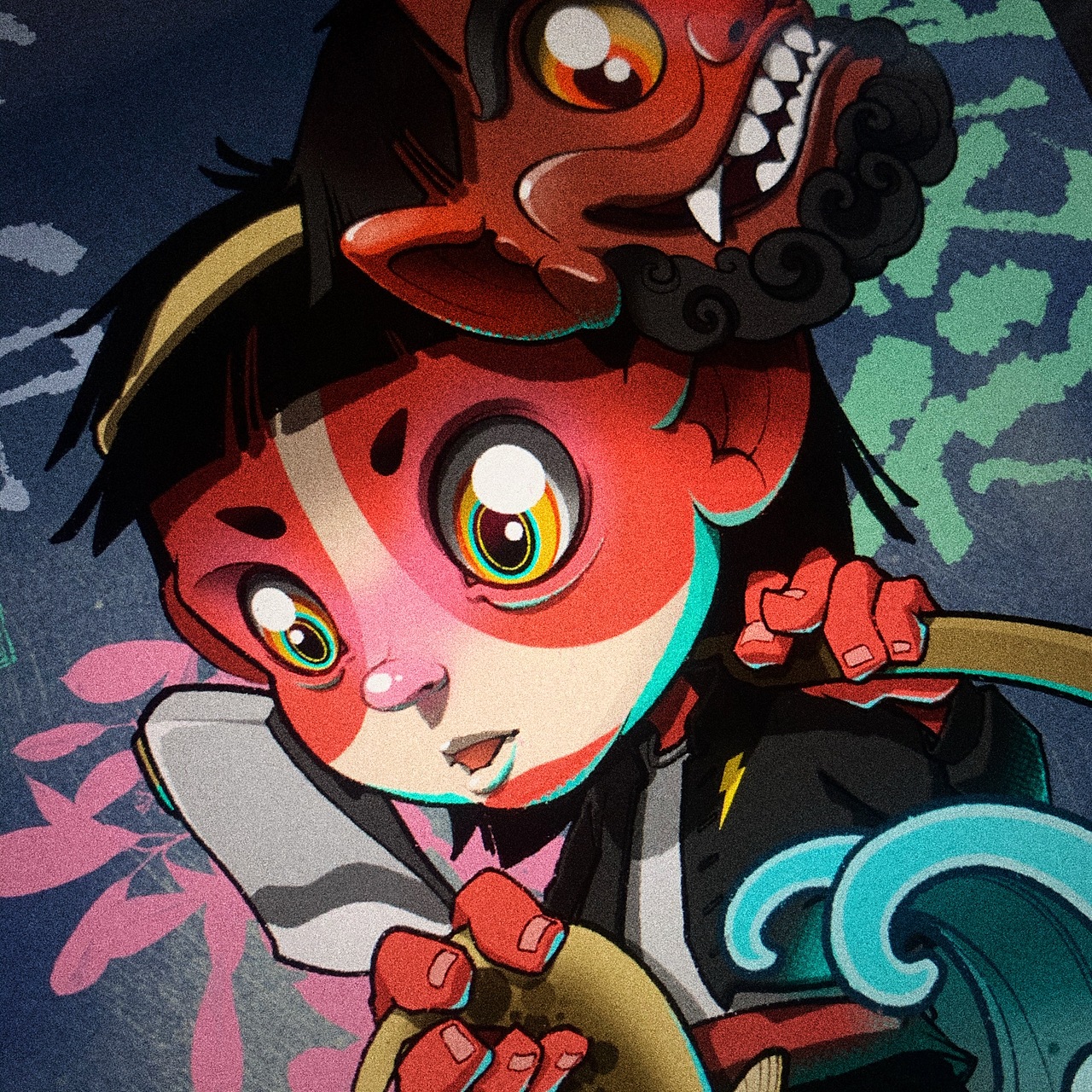 百鬼夜行纹身手稿