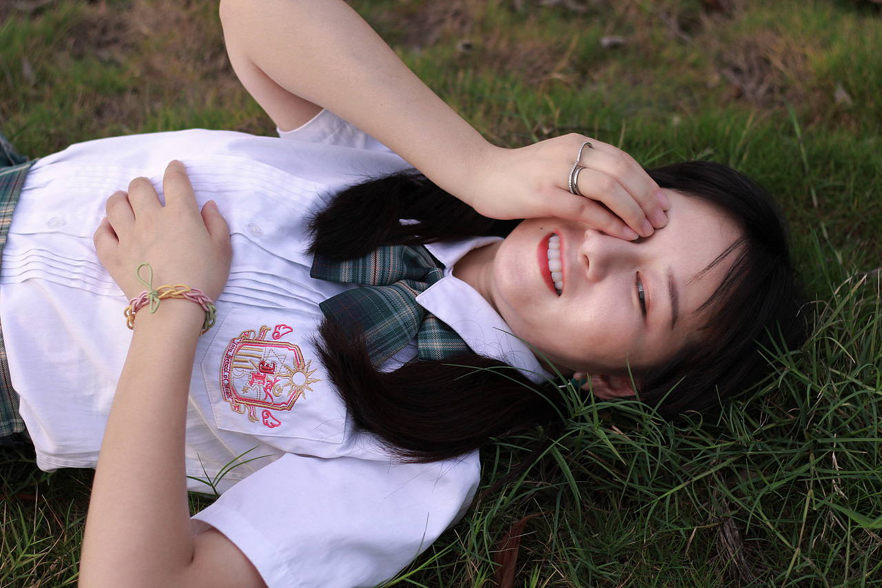 jk青春阳光活力少女