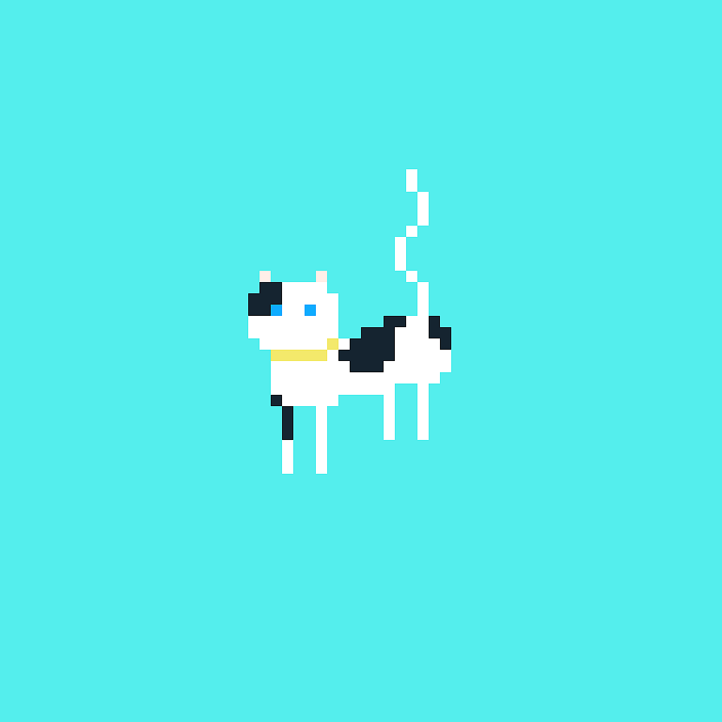 简单的像素猫猫头像