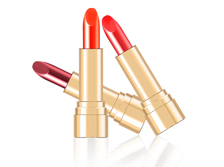 多色口红详情设计