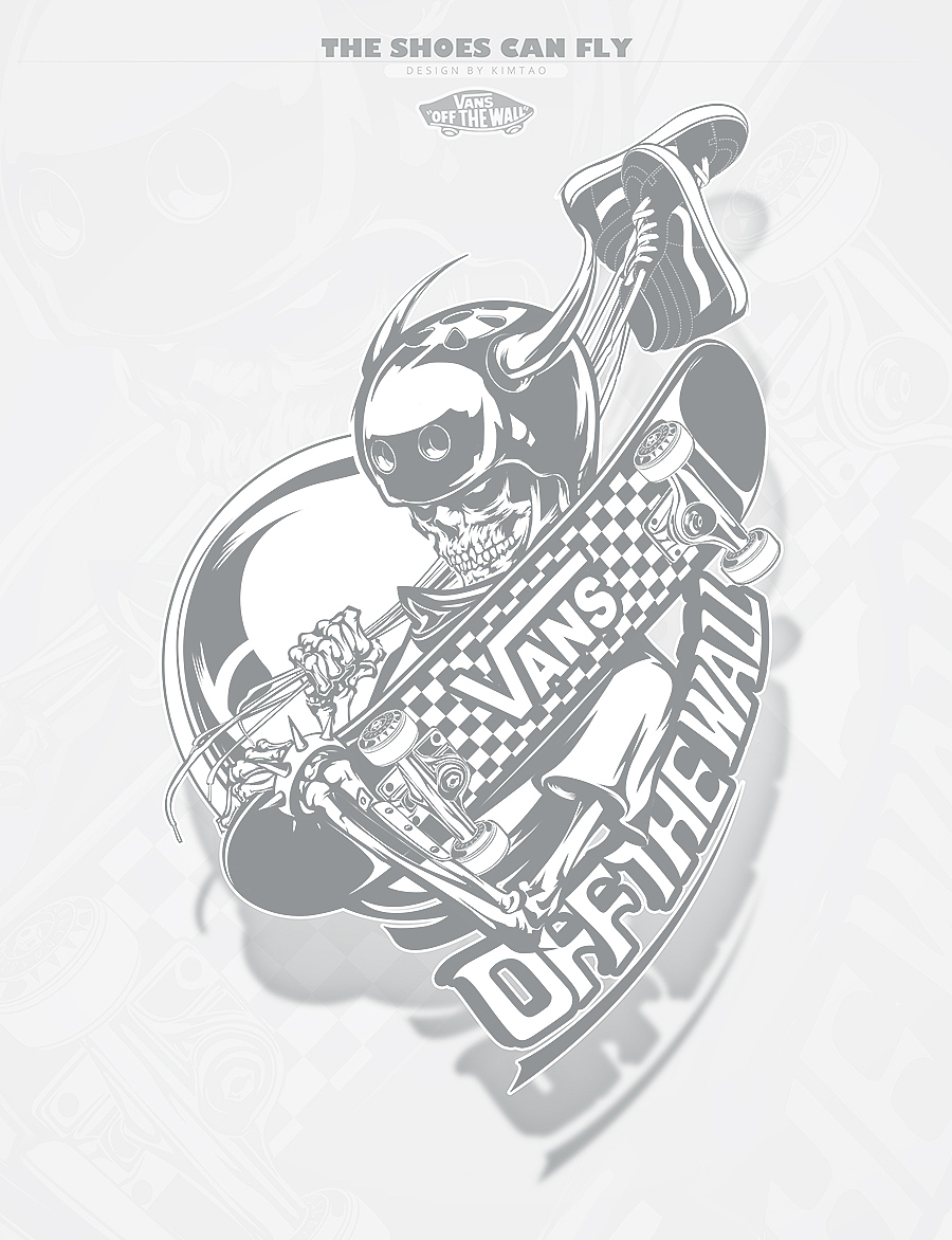#VANS#会漂的鞋（图ZNDc5Njk3MDg=） - 商业插画 - 站酷设计师画画的淘米原创素材 - 站酷ZCOOL