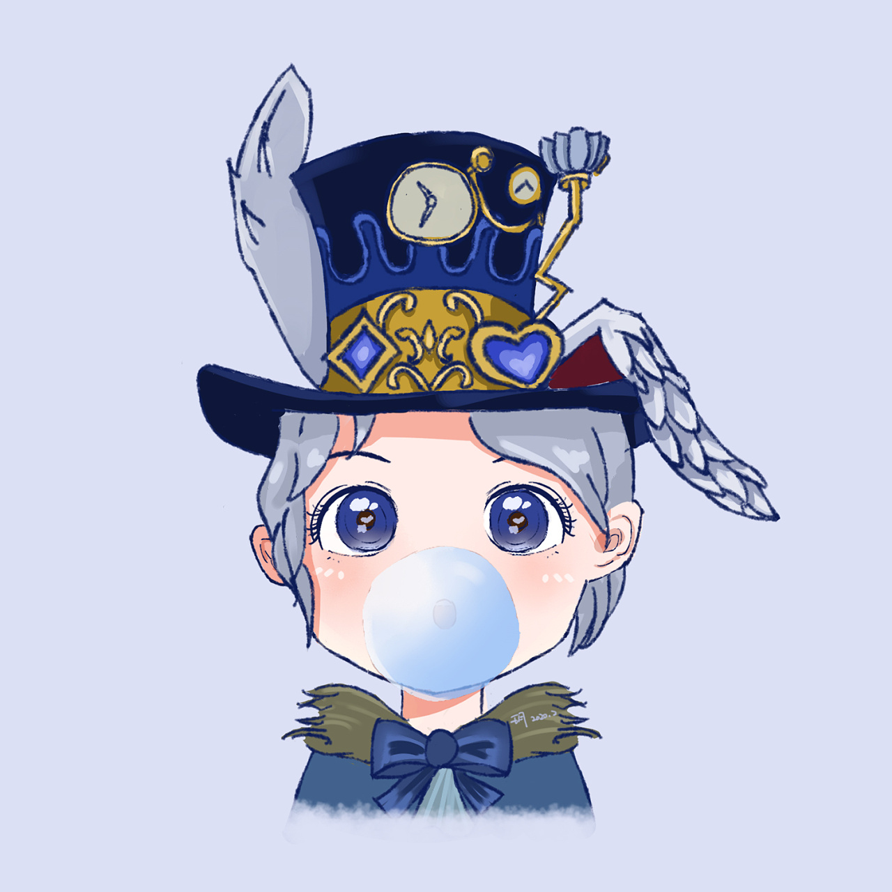 第五人格-角色头像(吹泡泡系列)|插画|创作习作|勇敢刘刘 - 原创作品