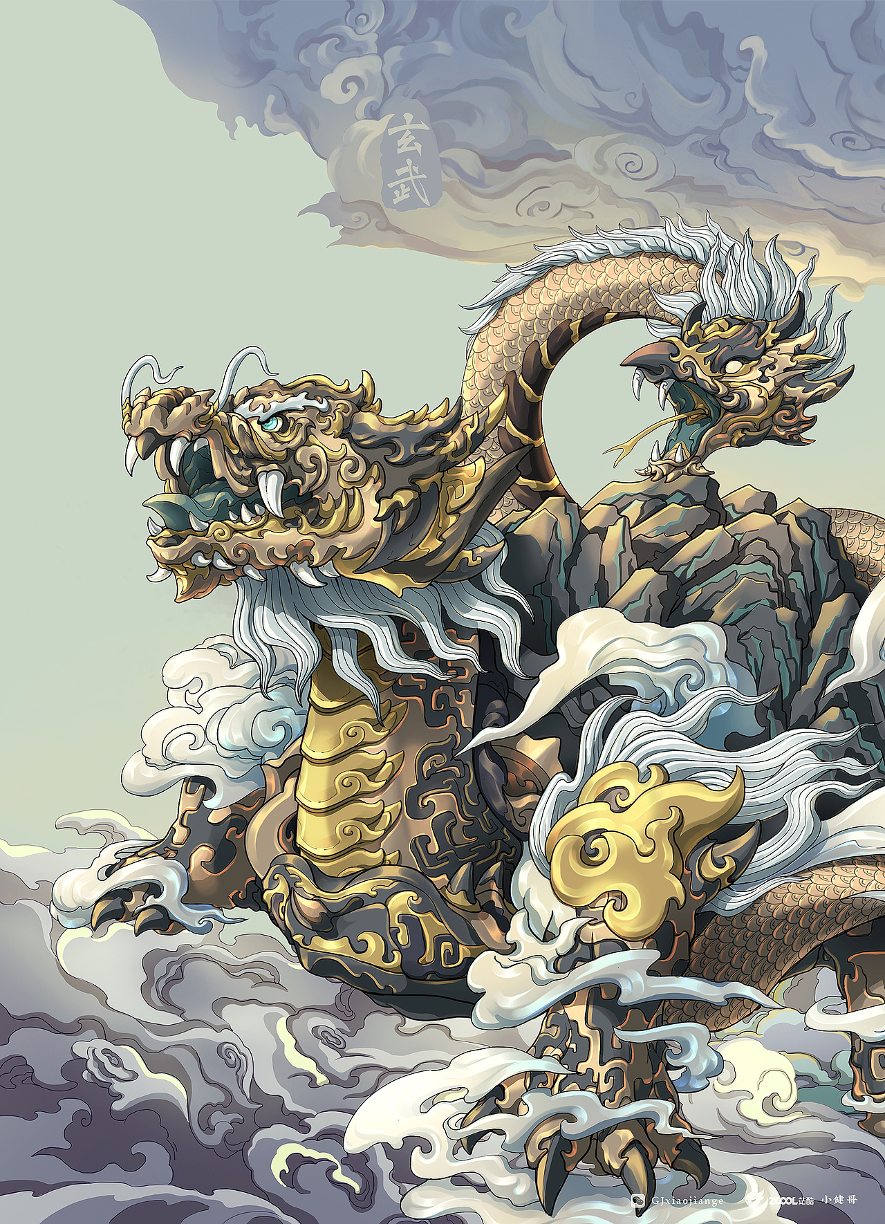 五灵瑞象（图ZMjY3MzA4NzUy） - 绘本 - 站酷设计师仨俩一原创素材 - 站酷ZCOOL