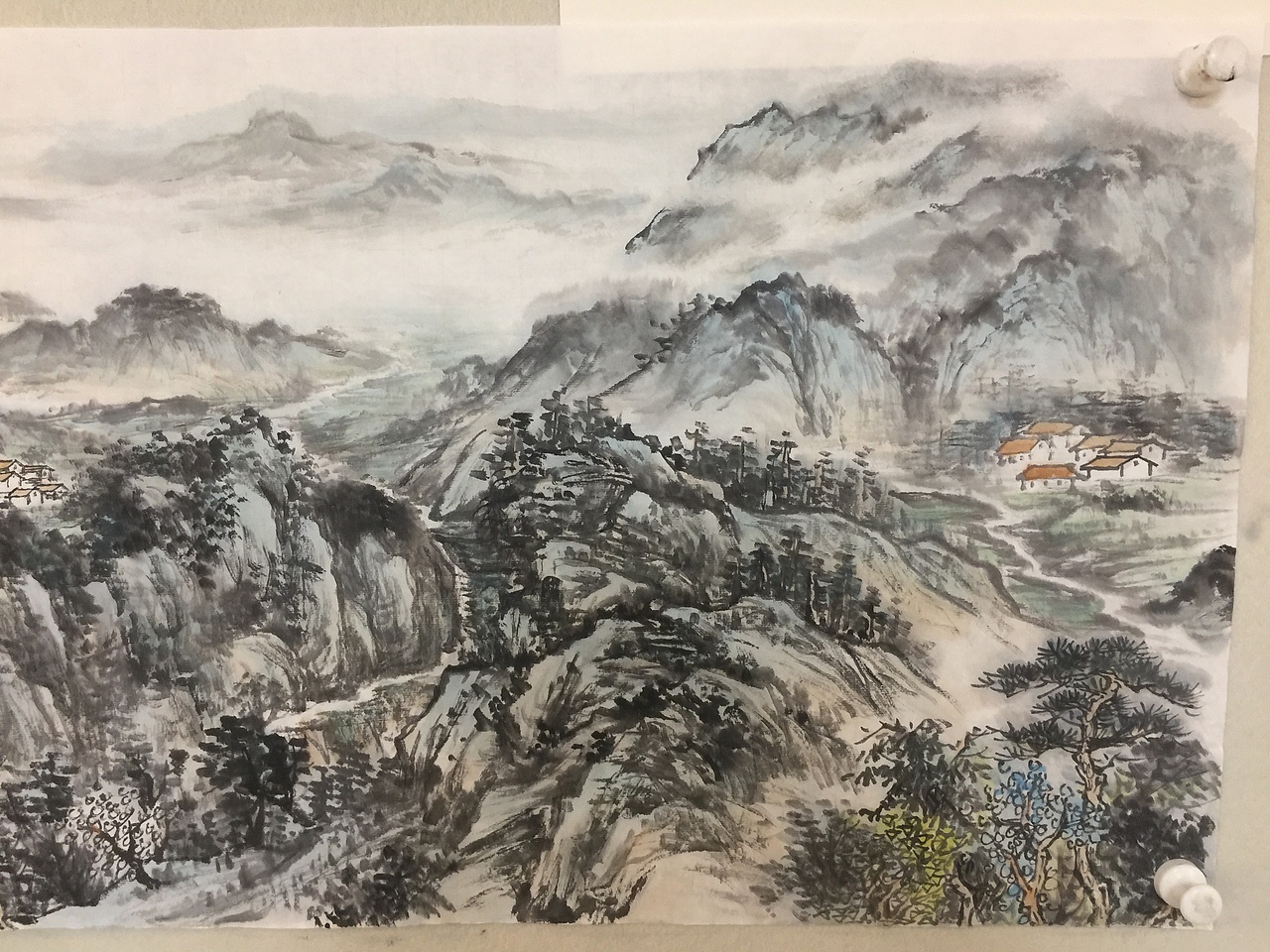国画写生，崂山仰口，提名－海纳百川（图ZOTE3ODcxMjA=） - 绘画 - 站酷设计师l784028626原创素材 - 站酷ZCOOL