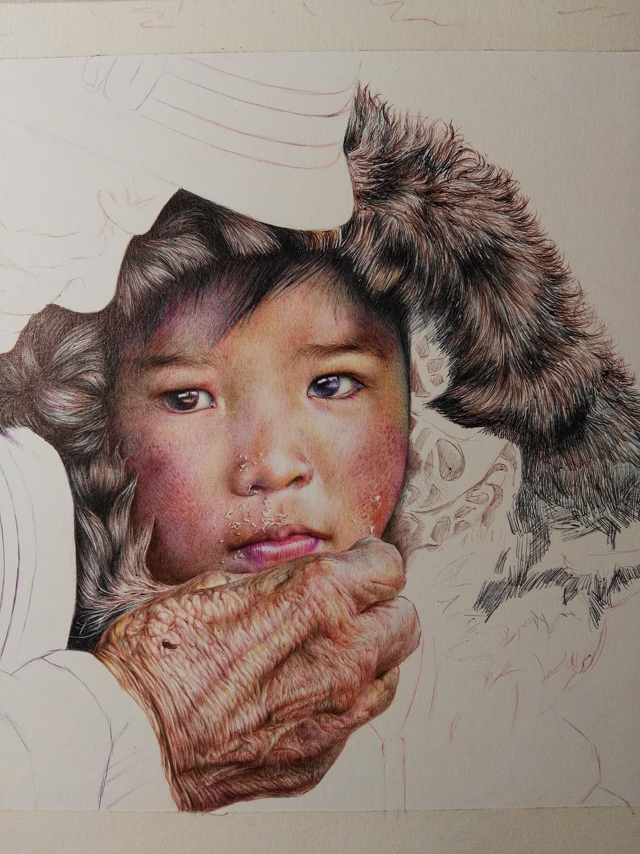 关注留守儿童系列《祖孙情》