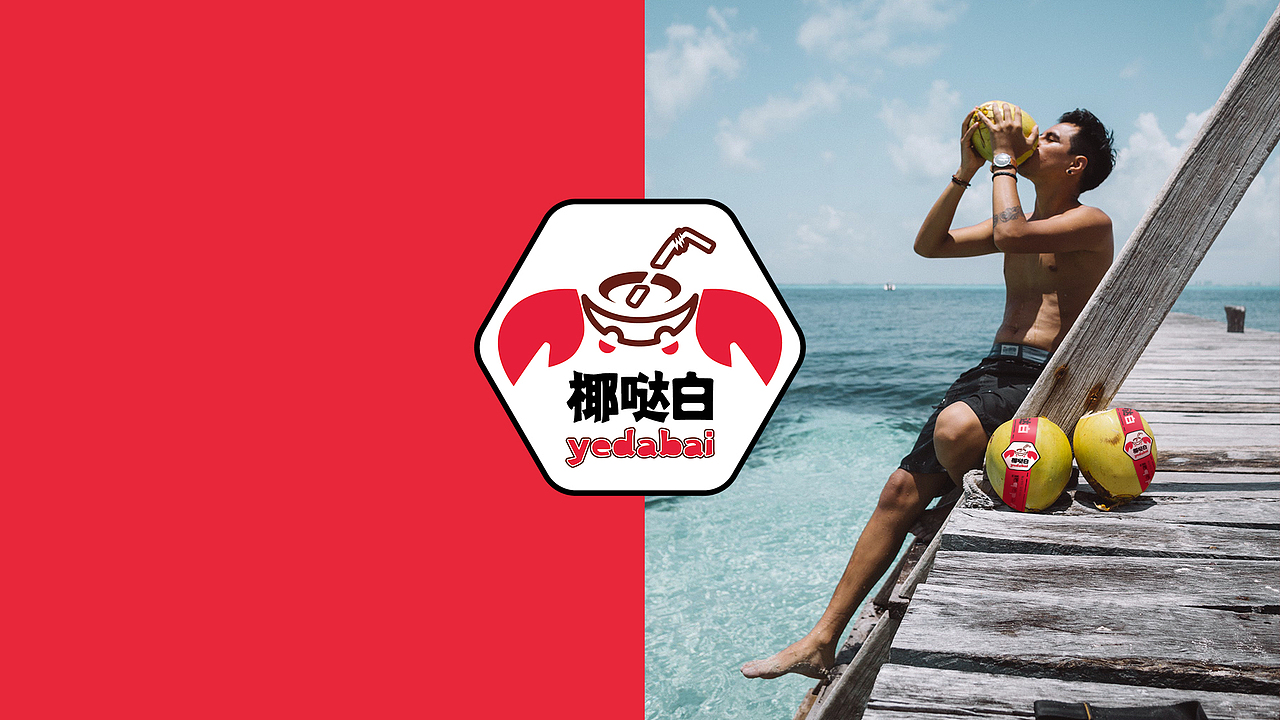 椰哒白品牌logo设计提案（图ZMTk3NTM1MjQ4） - 品牌 - 站酷设计师毕九良原创素材 - 站酷ZCOOL