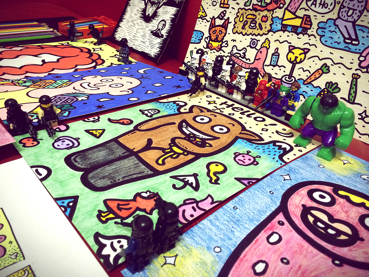 7~8月份的杂画涂鸦-可爱风