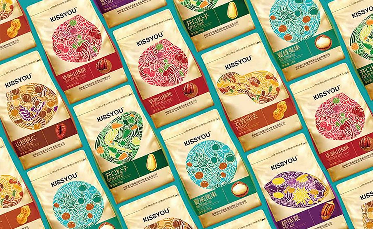 汇合案例｜KISS YOU~坚果（图ZMTQyOTQ3NzQ0） - 品牌 - 站酷设计师汇合品牌原创素材 - 站酷ZCOOL