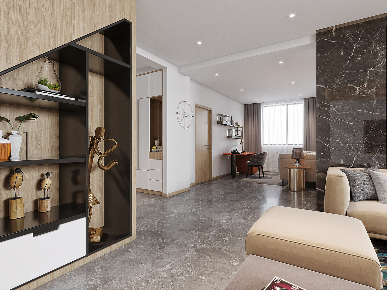 现代轻奢写实,优雅品质生活