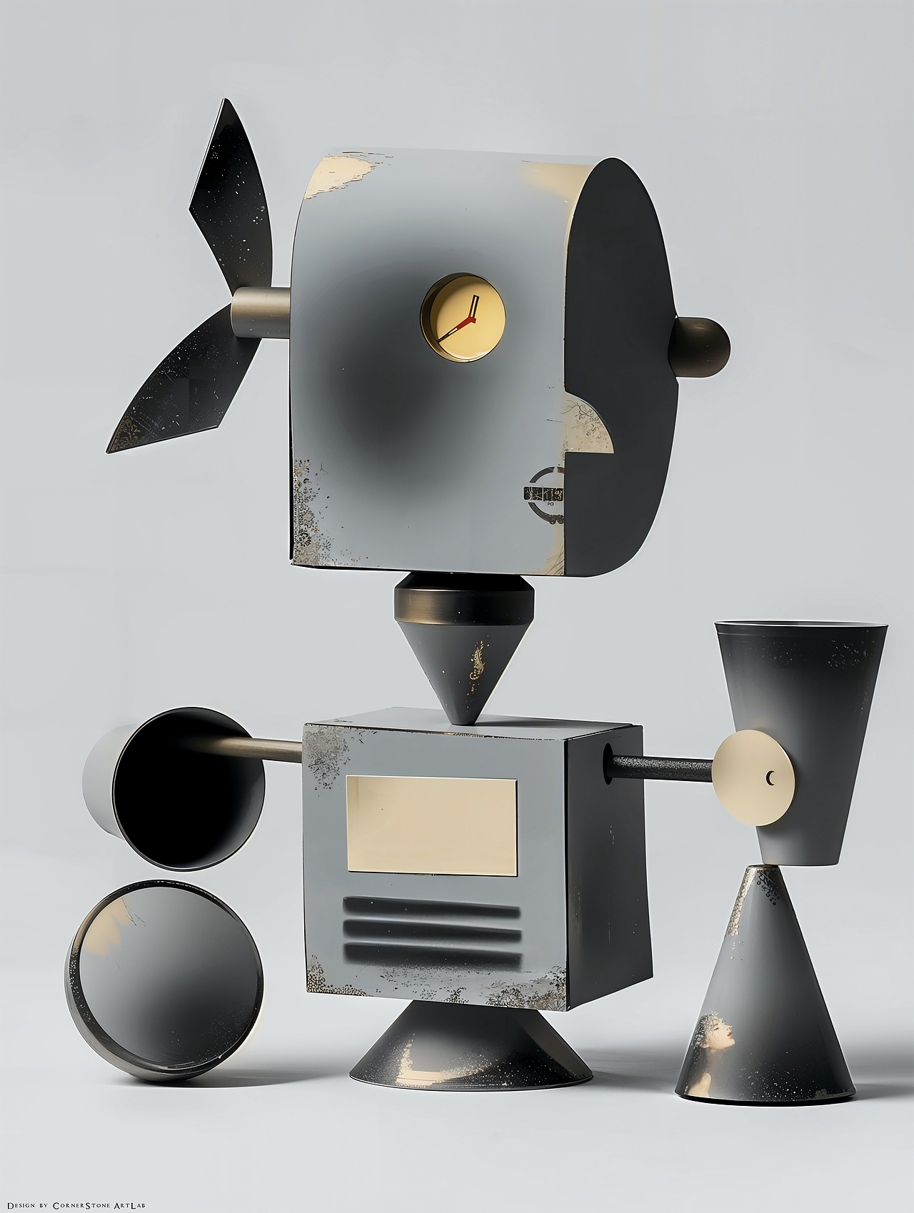 Abstraction🤖 抽象主义机器人（图ZMzYyNTczNjAw） - IP形象 - 站酷设计师墙角石设计工作室原创素材 - 站酷ZCOOL