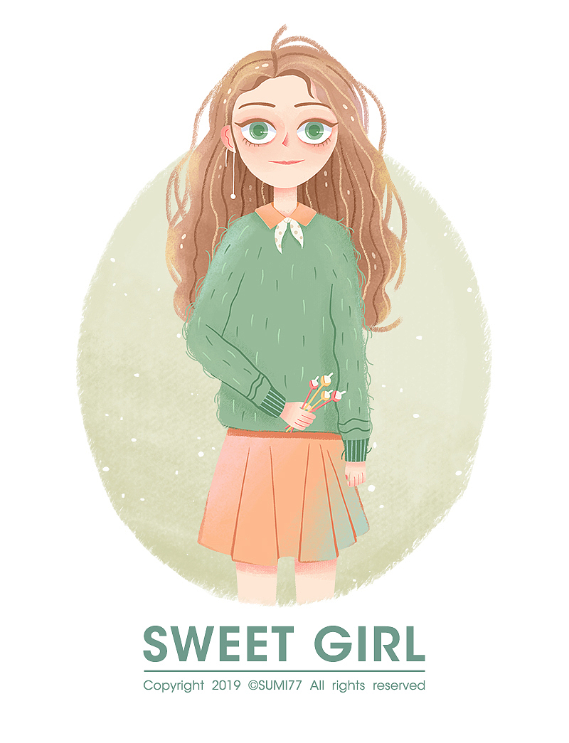 Sweet Girl 合集（图ZMTgyMzMxODY4） - 创作习作 - 站酷设计师苏米七七de原创素材 - 站酷ZCOOL